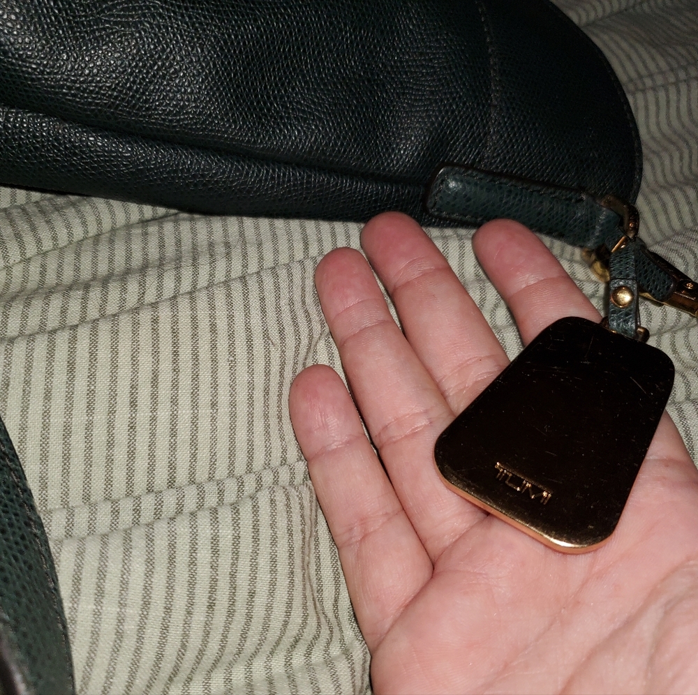 Tumi Large Sinclair Camila Tote- Hunter Green - Picture 10 of 13